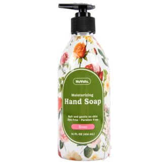 Nuvalu Liquid Hand Soap Rose 14 Oz