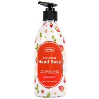 Nuvalu Liquid Hand Soap Strawberry 14 Oz