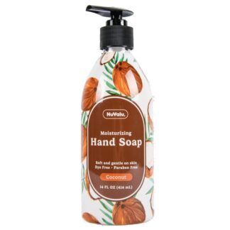 Nuvalu Liquid Hand Soap Fresh Coconut 14 Oz