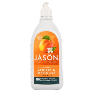 Jason Body Wash Apricot & White Tea Glowing 30 Oz