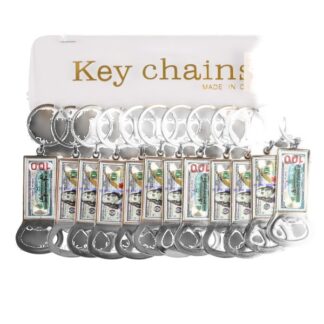Key Chain & Bottle Opener Hundred Bill