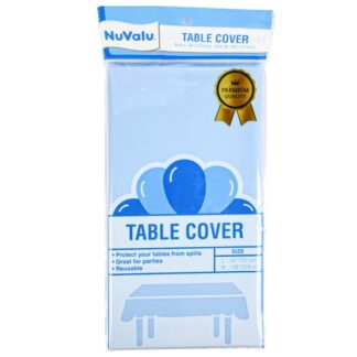 Nuvalu Table Cover Light Blue "Premium" Peva "54 X 108"