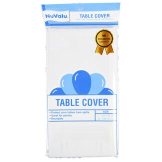 Nuvalu Table Cover White "Premium" Peva "54 X 108"