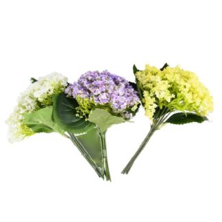 Artificial Flower Bundle W/Clrs Asst