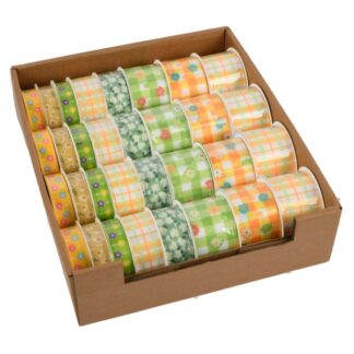 He Easter Ribbon Size & Design Mixed