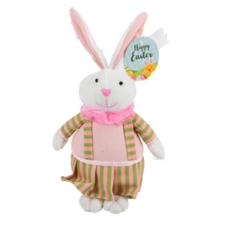 He Easter Bunny Decoration W/Design Asst