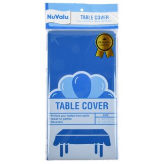 Nuvalu Table Cover. Blue "Premium" Peva "54 X 108"