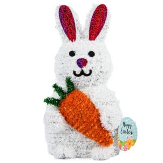 He Easter Tinsel 3D Bunny