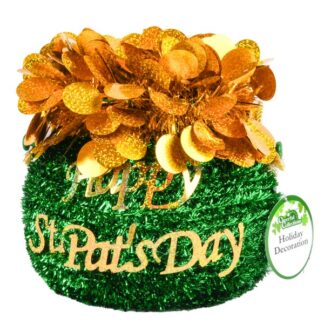 Hk St. Patrick'S Tinsel 3D Pot Of Gold
