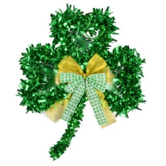 Hk St. Patrick'S Tinsel Hanging Shamrock