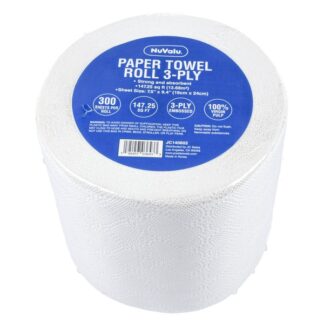 Nuvalu Jumbo Paper Towel 3Ply 300 Sheet