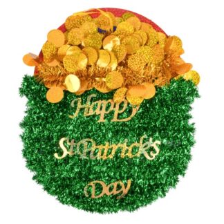 Hk St. Patrick'S Tinsel Pot
