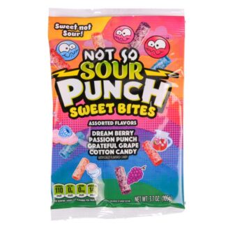 Sour Punch Sweet Bites 4 Flavor 3.7 Oz