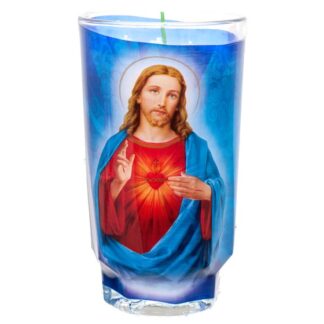 Vel-Mex Cristal Sagrado Corazon 12Ct