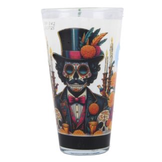 Vel-Mex Limonero Cristal Dia De Muertos Caballero