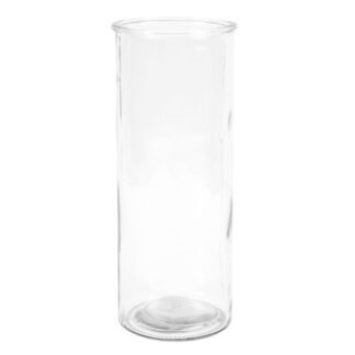 Glass Vase Cylinder  Large
