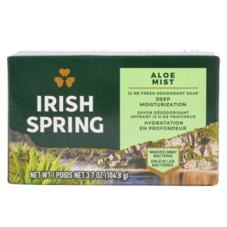 Irish Spring Bar Soap Aloe Mist 3.75 Oz