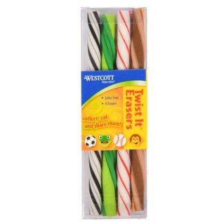 Twisted Erasers 4 Pk