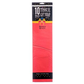 Tissue Wrap 10 Ct - Red