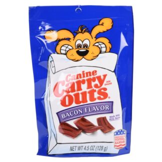Dog Treat Canine Carry Outs Bacon 4.5 Oz
