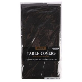 Black Heavy Duty Table Cover 54X108"