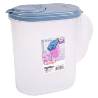 Sterilite #0490 Pitcher 1 Gallon Washed Blue