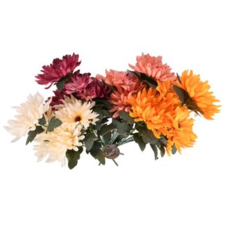 Artificial Flower Chrysanthemums 4 Asst Colors