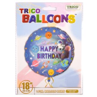 Trico 18" Happy Birthday Foil Balloon Blue