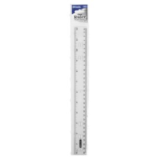 Bazic 12" Clear Ruler