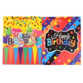Gift Bag 3D 'Happy Birthday' Medium Asst Designs