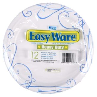 Aspen Easy Ware Printed Paper Plate 8" 12Ct