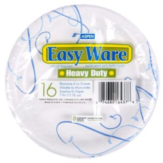 Aspen Easy Ware Printed Paper Plate 7" 16Ct