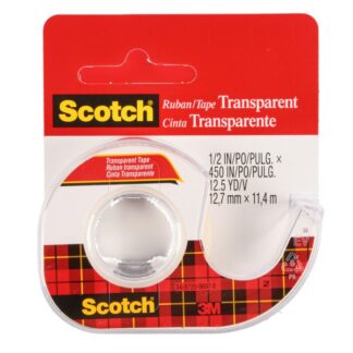 Scotch Transparent Tape 450 In X 1/2 In