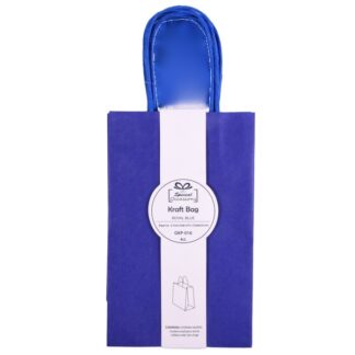 Angels Craft 4Ct Medium Craft Bags Royal Blue 5X3X8In