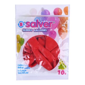Salver Balloons Standard Red 12In 10Pk
