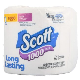 Scott Bath Tissue Toilet Paper 1000 Sheets