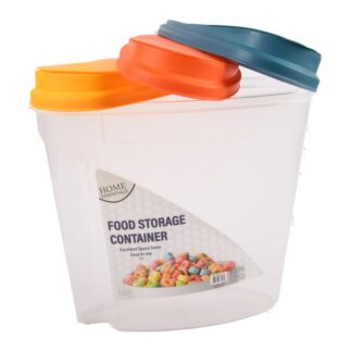 Cereal Container 4Ltr 3 Asst Clr