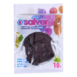 Salver Balloons Standard Sand Brown 12In 10Pk