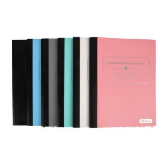 Bazic Poly Cover Composition Book 70Ct Asst Pastel Clrs