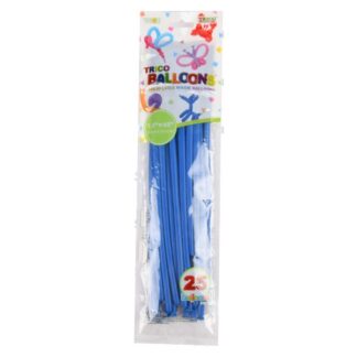 Trico Solid Latex Magic Balloons 25Ct 1.5"X45" Royal Blue