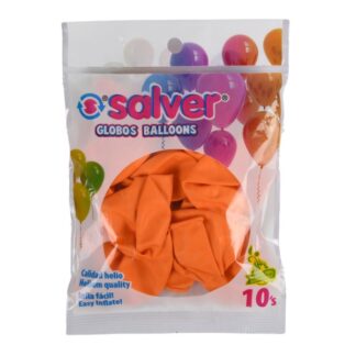 Salver Balloons Standard Peach Clr 12In 10Pk