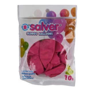 Salver Balloons Standard Fuschia 12In 10Pk