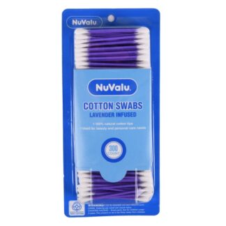 Nuvalu Cotton Swabs Lavender Infused 300 Ct