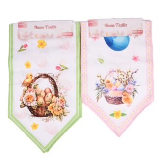 Table Runner  Polyester 32 X 150Cm W/Print & Asst Clr