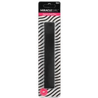 Miracle Girl Square Nail Files 3Pcs