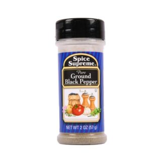 Spice Supreme Ground Black Pepper 12 / 2 Oz