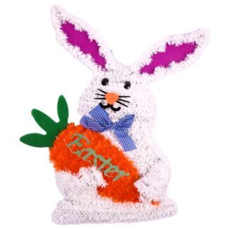 He Easter Tinsel Bunny With Carrot
