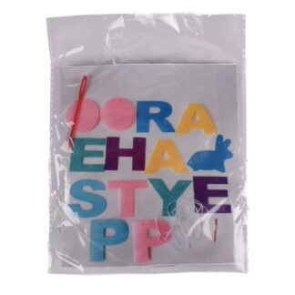 He Easter Banner Felt Diy 14Pcs