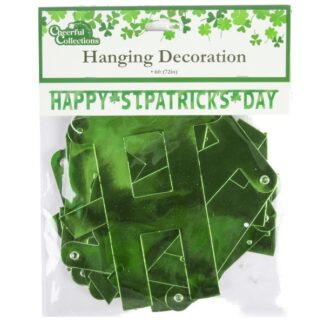 Hk St. Patrick'S Day Letter Banner 6Ft