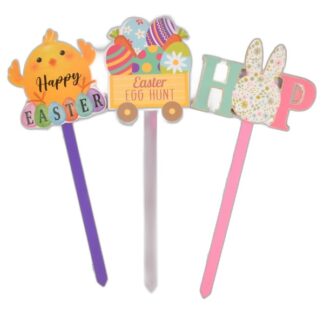 He Easter Yard Stake Rabbit N More 22"